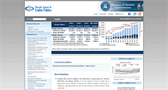Desktop Screenshot of creditopublico.gov.do